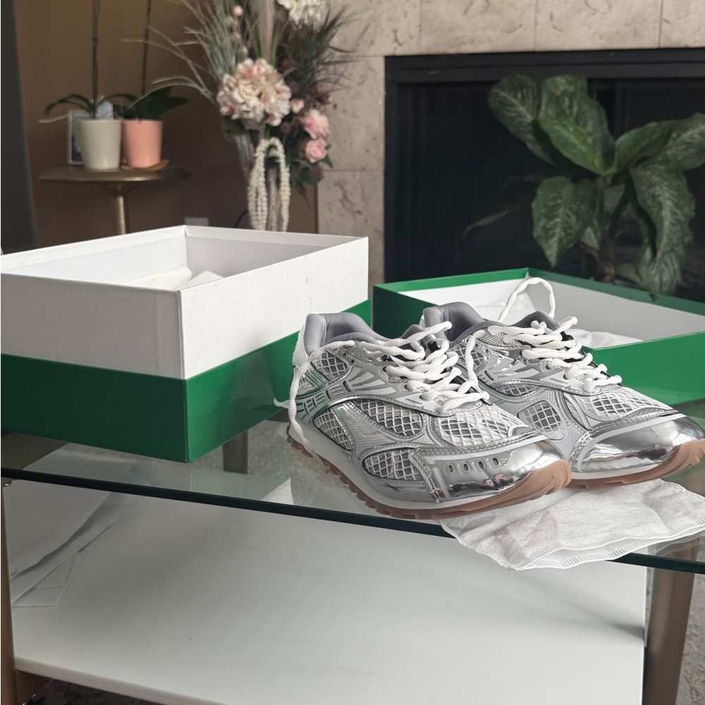 Bottega Veneta Silver orbit Athletic Shoes